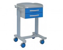 multifunctional hospital trolley with two drawers
