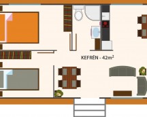 Modular housing Industrialized Model Khafre 42m2