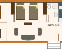 Industrialized Modular housing KEOPS Model 63m2