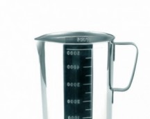 STAINLESS STEEL measuring jug. 18/10 5 LTS