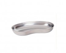 Kidney dish-shaped stainless steel