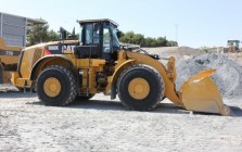 Big wheel loaders for construction