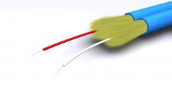 50/125 multimode optical fiber cable 2-fiber OM2 ZIP TWIN LSZH