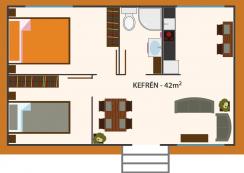 Modular housing Industrialized Model Khafre 42m2