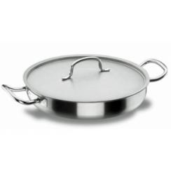 PAELLA WITH LID 50CM STAINLESS STEEL 18/10
