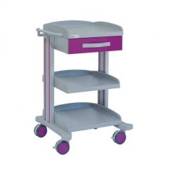 multifunctional hospital trolley with one drawer trays + 2