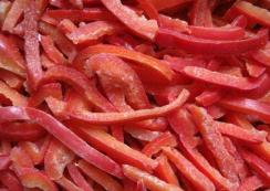 RED PEPPER IN STRIPS / DICE